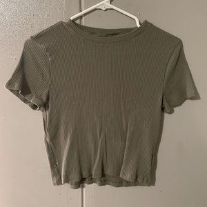Dark green crop top
